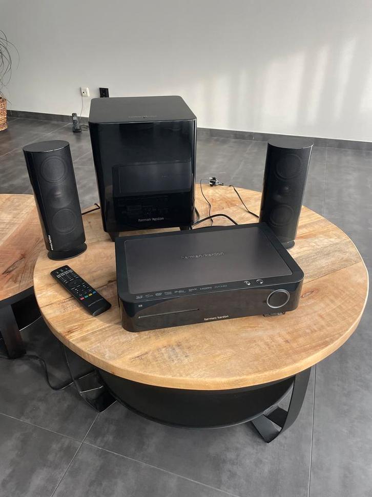 Harman Kardon BDS 270 + subwoofer HKTS 200 (€125 ), Audio, Tv en Foto, Home Cinema-sets, Zo goed als nieuw, Dvd-speler, 2.1-systeem