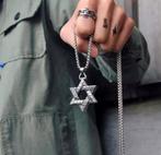 Davidster hanger plus ketting nieuw, Ophalen of Verzenden, Nieuw, Zilver, Overige materialen