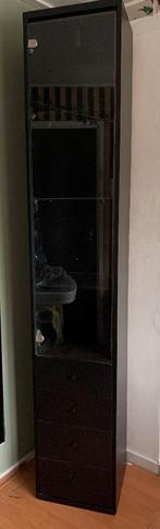 vitrinekast met licht, Ophalen, Minder dan 50 cm, Gebruikt, Met deur(en)