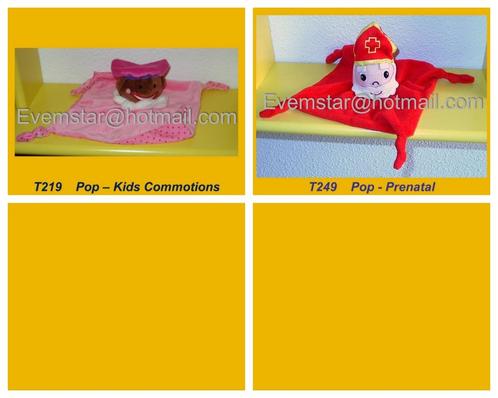 T219 T249 popje tutlapje tutdoekje Piet en/of Sinterklaas, Kinderen en Baby's, Speelgoed | Knuffels en Pluche, Zo goed als nieuw