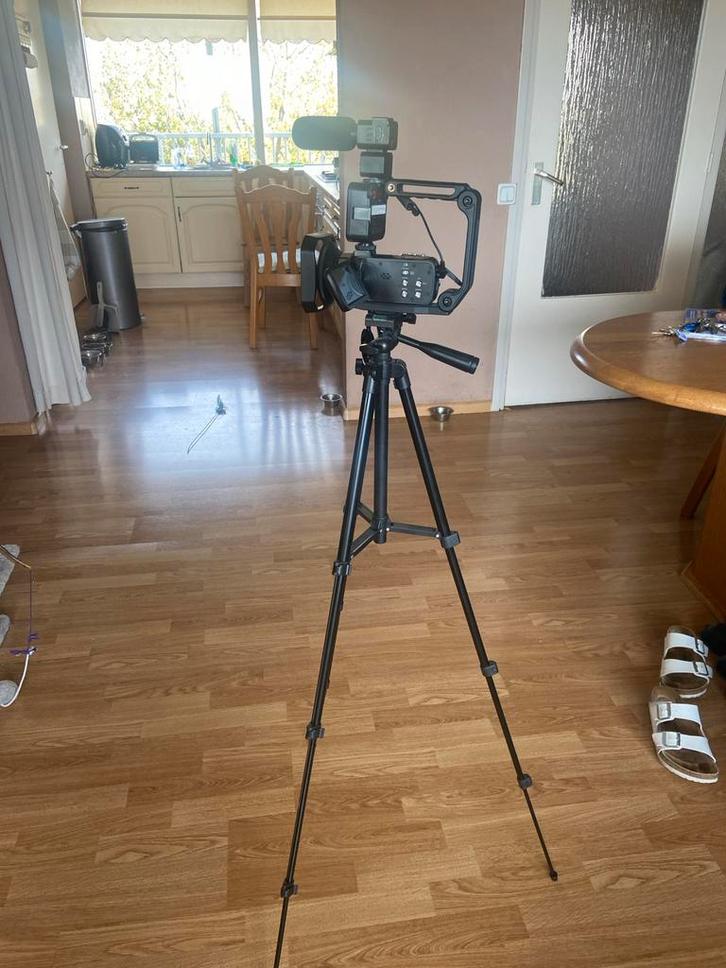 Videocamera met accessoires, Audio, Tv en Foto, Videocamera's Digitaal, Zo goed als nieuw, Camera, Geheugenkaart, Overige merken