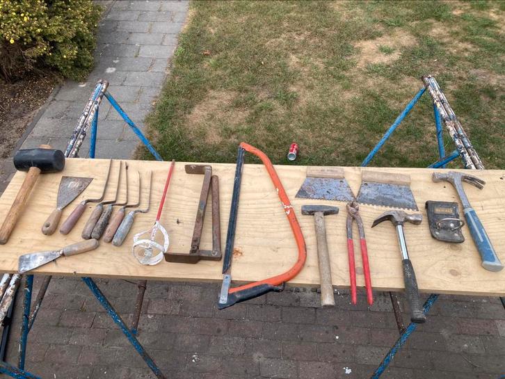 Timmer/metsel/tegel gereedschap, Doe-het-zelf en Verbouw, Gereedschap | Handgereedschap, Gebruikt, Ophalen