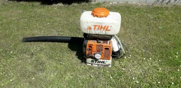 Stihl SR 420 Bladblazer met Vernevelaar (Werkt, video) beschikbaar voor biedingen