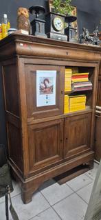 Vintage houten kast met schuifdeuren, Ophalen