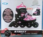 In-line skates en schaatsen in één, Verstelbaar, Zo goed als nieuw, Inline skates 4 wielen, Ophalen