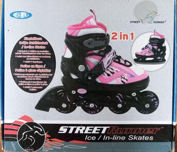 In-line skates en schaatsen in één beschikbaar voor biedingen