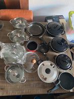 13 Groente pan braadpan soeppan kookpan juspan koekenpan, Ophalen of Verzenden, Zo goed als nieuw, Koekenpan of Braadpan