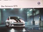 Volkswagen VW Scirocco GTS 2013 Brochure, Ophalen of Verzenden, Zo goed als nieuw, Volkswagen