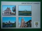 (871) Kaart: Groeten uit VIANEN, Verzenden, Gelopen