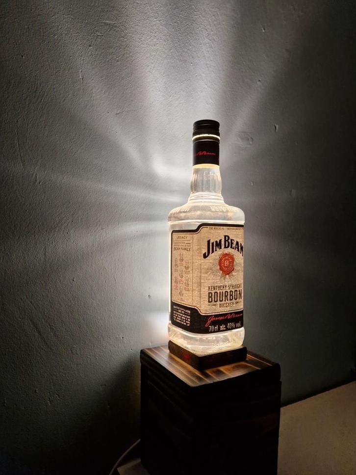 LED design lamp, jim beam,mancave lamp,bar lamp.Cafe lamp, Verzamelen, Merken en Reclamevoorwerpen, Nieuw, Lichtbak of (neon) lamp