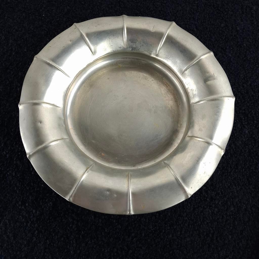 Vintage tinnen schaal art deco jaren 20, Ophalen of Verzenden