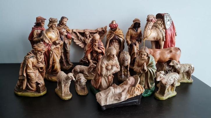 Vintage Kerstgroep, Diversen, Kerst, Gebruikt, Ophalen