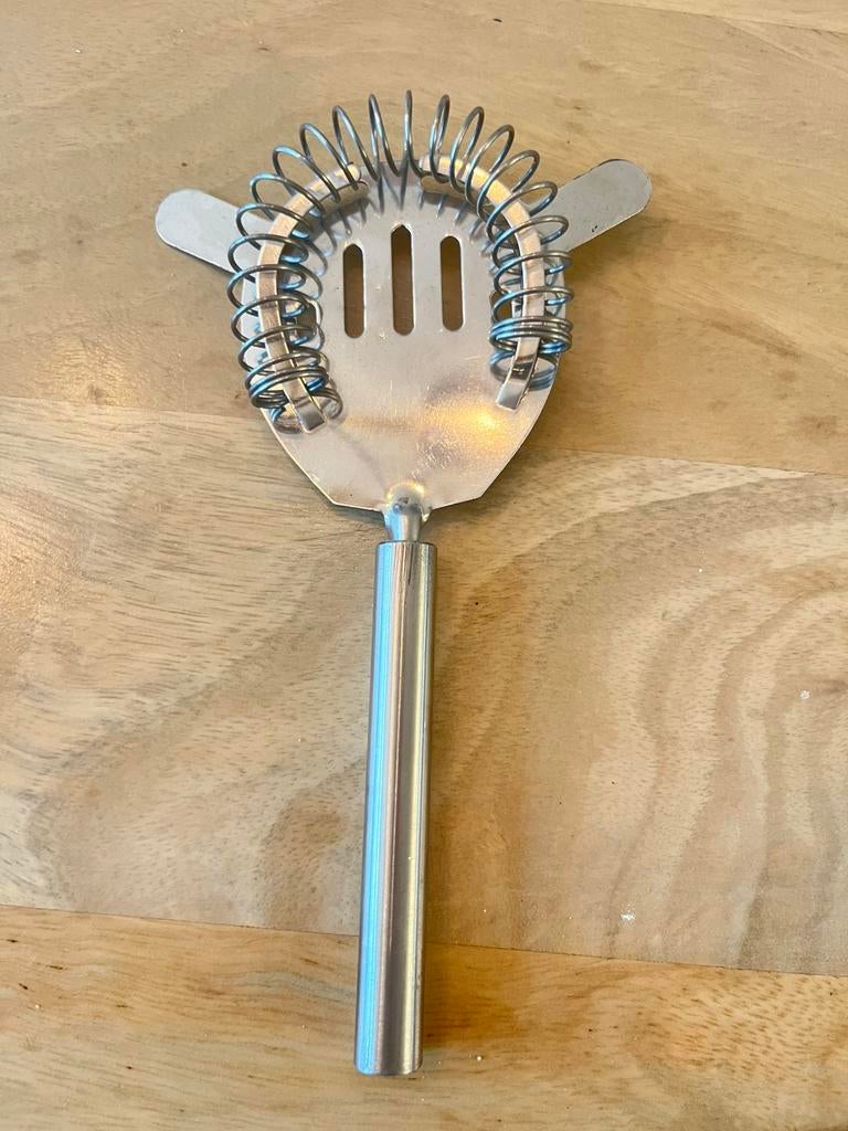 Bar zeef RVS - Cocktailzeef - Cocktail Strainer - Zilver, Nieuw, Ophalen of Verzenden, Rvs of Chroom, Vaatwasserbestendig