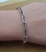 zilveren closed for ever armband [890], Ophalen of Verzenden, Zo goed als nieuw, Zilver, Zilver