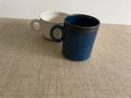 Zaalberg vintage kopjes blauw en ecru, Antiek en Kunst, Antiek | Keramiek en Aardewerk, Ophalen of Verzenden