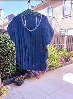 Mooie chique geklede blouse mt L €10, Ophalen, Zo goed als nieuw