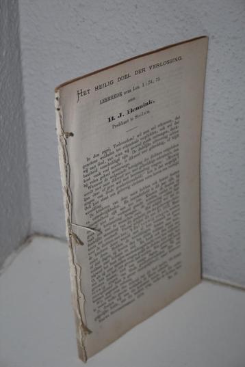 Drie Chr. Geref. preken uit 1872-1873  beschikbaar voor biedingen
