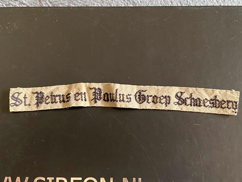 Scouting embleem. St. Petrus en Paulus Groep Schaesberg., Verzamelen, Scouting, Zo goed als nieuw, Embleem, Speld of Insigne, Ophalen of Verzenden