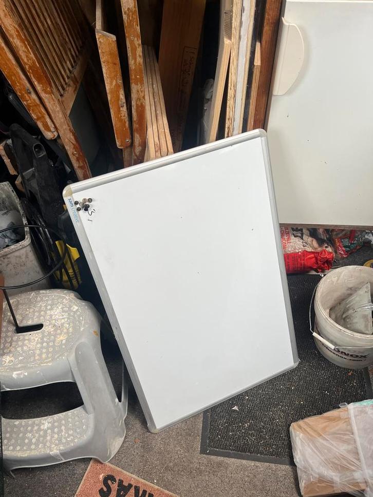 Whiteboard 90x60cm - Ideaal voor Kantoor of Thuis!, Diversen, Schoolborden, Gebruikt, Whiteboard, Ophalen