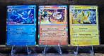 Vaporeon - Flareon - Jolteon Holo's uit 151, Verzenden, Nieuw, Losse kaart