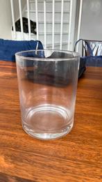 Cilinder vaas dm 15/h 19, Overige kleuren, Ophalen of Verzenden, Minder dan 50 cm, Glas