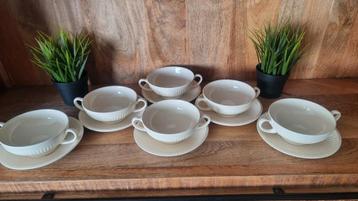 Wedgwood Edme Soepkop en schotels soepkommen en schotels beschikbaar voor biedingen