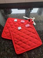 Pannenlappen, Huis en Inrichting, Keuken | Textiel, Ophalen, Nieuw, Rood