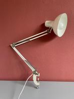 Lamp schaarlamp bureaulamp massive wit, Huis en Inrichting, Lampen | Tafellampen, Gebruikt, Ophalen of Verzenden, Massive, Metaal