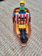 123 playmobil piratenboot, Ophalen of Verzenden, Zo goed als nieuw