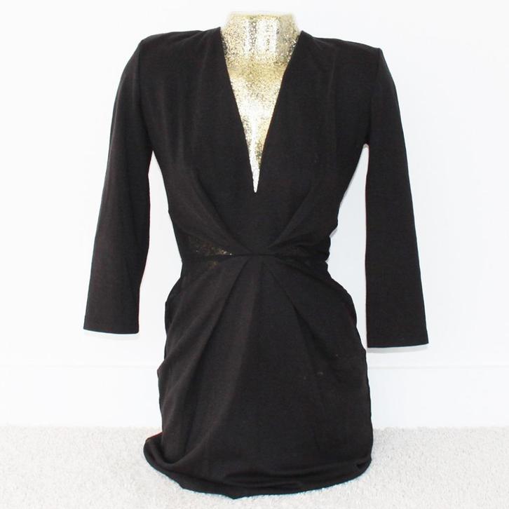 Prachtig Roparosa Jurkje (M) - 71 € 20,-, Kleding | Dames, Jurken, Zo goed als nieuw, Maat 38/40 (M), Zwart, Boven de knie, Ophalen of Verzenden
