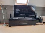 Zwart Ikea TV Meubel - TEAB, Ophalen, Gebruikt, 25 tot 50 cm, Minder dan 100 cm