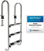 Nieuw. AREBOS Zwembadtrap - 3 treden - Zwembadladder, Nieuw, Ophalen of Verzenden