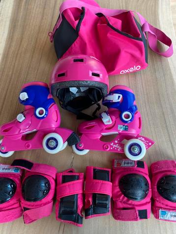 Oxelo Play 3 kinderskeelers, helm, beschermset en tas beschikbaar voor biedingen