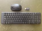 Logitech draadloos toetsenbord, Computers en Software, Toetsenbord en muis-set, Ophalen of Verzenden, Zo goed als nieuw, Draadloos