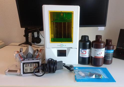 Anycubic Photon S met resin & accessoires – Complete set, Computers en Software, 3D Printers, Zo goed als nieuw, Ophalen of Verzenden