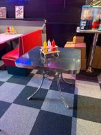 Vintage new old stock Vitro diner tafel, Huis en Inrichting, Tafels | Eettafels, Ophalen, Sachrell, Mercuriusweg 1E Ter Apel, 50 tot 100 cm