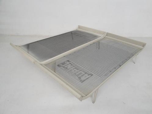 vintage auping cleopatra daybeds, Huis en Inrichting, Slaapkamer | Bedden, Gebruikt, Tweepersoons, 200 cm, Hout, Wit, Ophalen