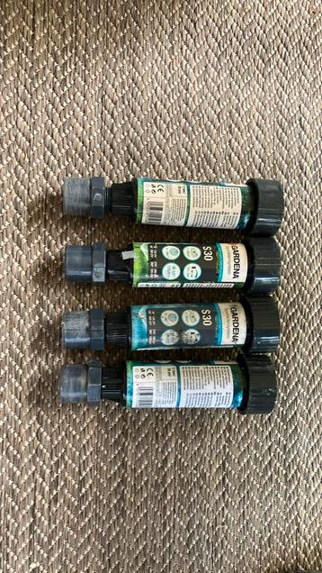 4x pop up sprinklers 1/2” Gardena beschikbaar voor biedingen