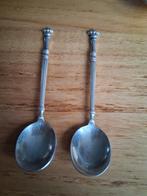 2 Verzilverde Apostel Lepeltjes, Antiek en Kunst, Ophalen