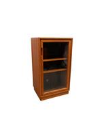 Deens audio meubel of vitrinekast, jaren 70, 25 tot 50 cm, Scandinavsich, Gebruikt, Met deur(en)