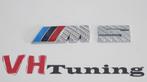 BMW M5 line 3D logo zelfklevend 13CM metaal carbon zilver, Auto diversen, Tuning en Styling, Ophalen of Verzenden