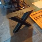 Robuuste ijzeren tafelpoten, breedte 74 cm, hoogte 73 cm,, Huis en Inrichting, Tafelonderdelen, Tafelpoot, Gebruikt, Minder dan 50 cm