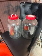 Grote Glazen Potten met Deksel, Ophalen of Verzenden, Gebruikt