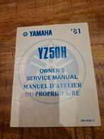 Werkplaatshandboek Yamaha YZ50H - 1981, Motoren, Handleidingen en Instructieboekjes, Ophalen of Verzenden, Yamaha