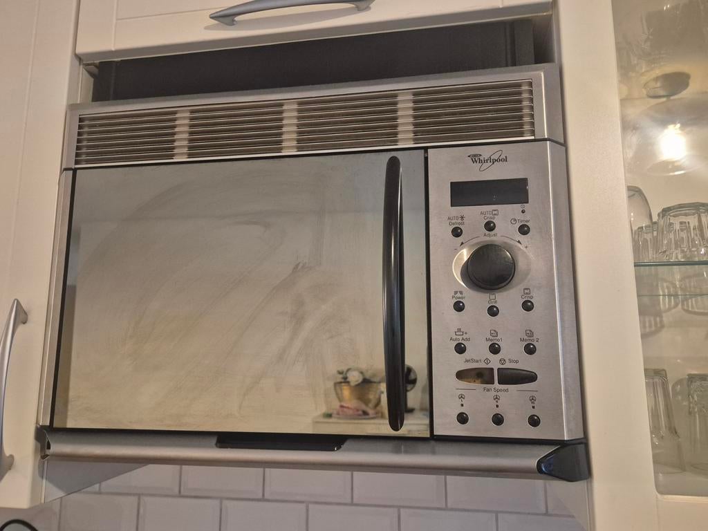 Whirlpool Magnetron - Inbouw kapot, Witgoed en Apparatuur, Magnetrons, Ophalen, Gebruikt, Grill, Magnetron