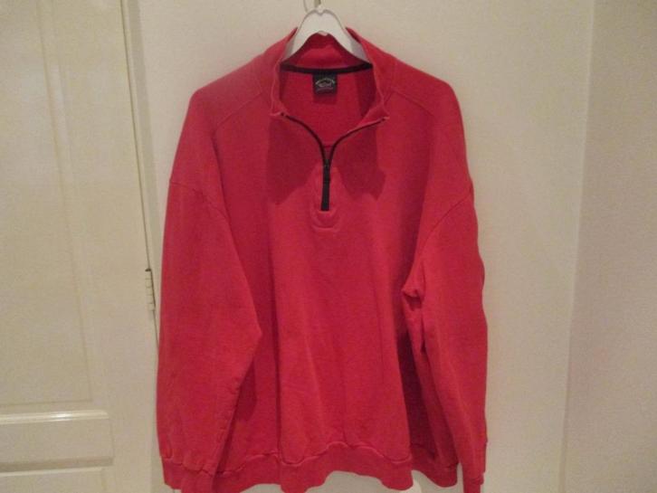 mj/PAUL & SHARK/trui/sweater maat 5XL/katoen, Kleding | Heren, Grote Maten, Zo goed als nieuw, Trui of Vest, Rood, Verzenden