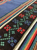 Grand foulard woonkleed tafelkleed Ecuador gestreept 197/116, Ophalen of Verzenden, Zo goed als nieuw
