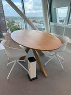 Mooie ovale eiken tafel, Huis en Inrichting, Tafels | Eettafels, Ophalen, 100 tot 150 cm, Eikenhout, 200 cm of meer