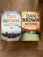Dan Brown - Oorsprong & Inferno, Boeken, Thrillers, Ophalen of Verzenden, Zo goed als nieuw