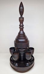 Ebbenhouten likeurstel Zuidoost-Azië eerste helft 20e eeuw., Ophalen of Verzenden